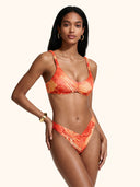 Women's Bikinis Me fui Top with fixed American briefs Pattern SW0331-X11