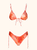 Bikini Donna Me fui Triangolo con Slip Regolabile Coprente Fantasia SW0340-X12