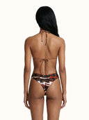 Bikini Donna Me Fui Triangolo con Slip fisso Fantasia SW0410-X21