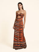 Vestito Lungo Donna Me Fui Fantasia SW0418-X21