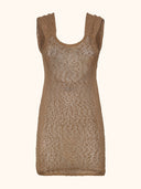 Vestito corto Donna Me fui Beige SW0426-BG