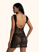 Short dress for women Me fui Black SW0426-BK