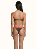 Bikini Donna Me Fui Reggiseno con Ferretto e Slip Fisso Corallo SW0434-CR