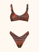 Women's Bikinis Me fui Top with fixed American briefs Pattern SW0441-X21