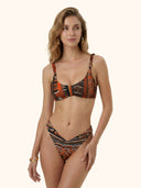 Bikini Donna Me fui Top con Slip Americano fisso Fantasia SW0441-X21