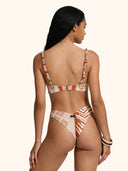 Bikini Donna Me fui Top con Slip Americano fisso Fantasia SW0441-X23