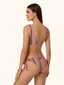 Bikini Donna Me fui Top fisso con Slip regolabile Fantasia SW0452-X22