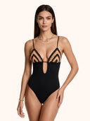 Women's Monokini Me fui Black SW0503-BK