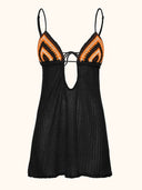 Vestito corto Donna Me fui Nero SW0506-BK