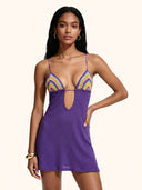 Vestito corto Donna Me fui Viola SW0506-PR