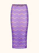 Women's midi skirt Me fui Fantasy SW0509-X33