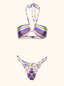 Bikini Donna Me fui Fascia con Slip regolabile Fantasia SW0511-X35
