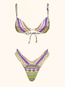 Bikini Donna Me fui Fascia con Slip Americano fisso Fantasia SW0522-X34