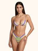 Bikini Donna Me fui Fascia con Slip Americano fisso Fantasia SW0522-X34