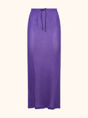 Women's long skirt Me fui Purple SW0526-PR
