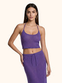 Top Donna Me fui Viola SW0527-PR