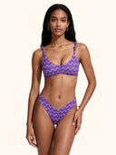 Women's Bikinis Me fui Top with fixed American briefs Pattern SW0531-X33
