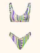 Bikini Donna Me fui Top con Slip Americano fisso Fantasia SW0531-X34