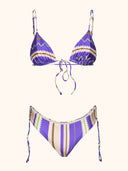 Bikini Donna Me Fui Triangolo con Slip regolabile Coprente Fantasia SW0540-X40