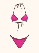 Women's Bikinis Me fui Triangle with adjustable briefs Fuchsia SW0617-FX