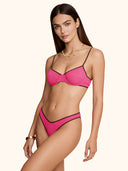 Women's Bikinis Me fui Bra underwire with fixed American briefs Fuchsia SW0618-FX