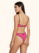 Women's Bikinis Me fui Bra underwire with fixed American briefs Fuchsia SW0618-FX