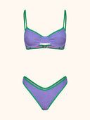 Women's Bikinis Me fui Bra underwire with Lilac fixed American briefs SW0618-LC