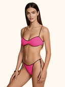 Bikini Donna Me fui Fascia con Slip regolabile Fucsia SW0619-FX