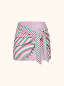 Short pareo for women Me fui White SW0647-WH