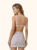Short pareo for women Me fui White SW0647-WH