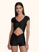 Women's Short Tracksuit Me Fui Black SW0716-BK