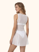 Short Women's Dress Me Fui White SW0719-WH
