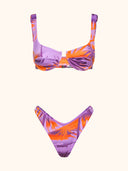 Bikini Donna Me Fui Reggiseno con Ferretto e Slip Americano Fisso Fantasia SW0803-X41