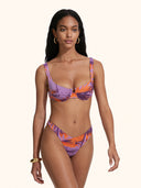 Bikini Donna Me Fui Reggiseno con Ferretto e Slip Americano Fisso Fantasia SW0803-X41