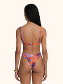 Bikini Donna Me Fui Reggiseno con Ferretto e Slip Americano Fisso Fantasia SW0803-X41