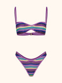 Bikini Donna Me Fui Fascia con Slip Americano Fisso Multicolor SW0811-MC
