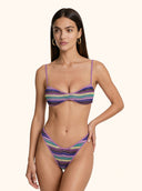 Bikini Donna Me Fui Fascia con Slip Americano Fisso Multicolor SW0811-MC