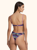 Bikini Donna Me Fui Fascia con Slip Americano Fisso Multicolor SW0811-MC