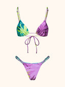 Bikini Donna Me Fui Triangolo con Slip Fisso Fantasia SW0821-X50