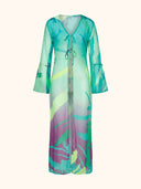 Vestito Lungo Donna Me Fui Fantasia SW0827-X44