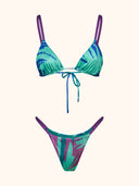 Bikini Donna Me Fui Triangolo con  Slip Fisso Fantasia SW0830-X45