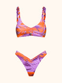 Bikini Donna Me Fui Top con Slip Americano Fisso Fantasia SW0841-X41