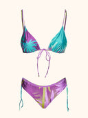 Bikini Donna Me Fui Triangolo con Slip regolabile Coprente Fantasia SW0850-X50
