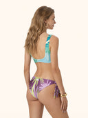 Women's Bikinis Me Fui Fixed Top with Adjustable Patterned Briefs SW0852-X50