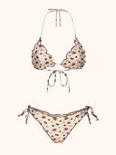 Bikini Donna Me fui Triangolo con Slip regolabile Fantasia SW1500-X01