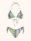 Bikini Donna Me fui Triangolo con Slip regolabile Fantasia SW1500-X34