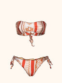 Bikini Donna Me fui Fascia con Slip regolabile Fantasia SW1501-X23