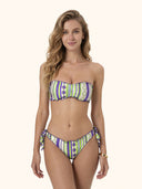 Bikini Donna Me fui Fascia con Slip regolabile Fantasia SW1501-X34
