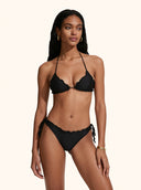 Women's Bikinis Me Fui Triangle with Black Adjustable Brazilian Brief SW1906-BK
