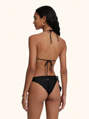 Women's Bikinis Me Fui Triangle with Black Adjustable Brazilian Brief SW1906-BK